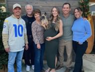 Late influencer Hailey Okula with her family and husband Matthew Okula. (Image via Instagram/@rnnewgrads)